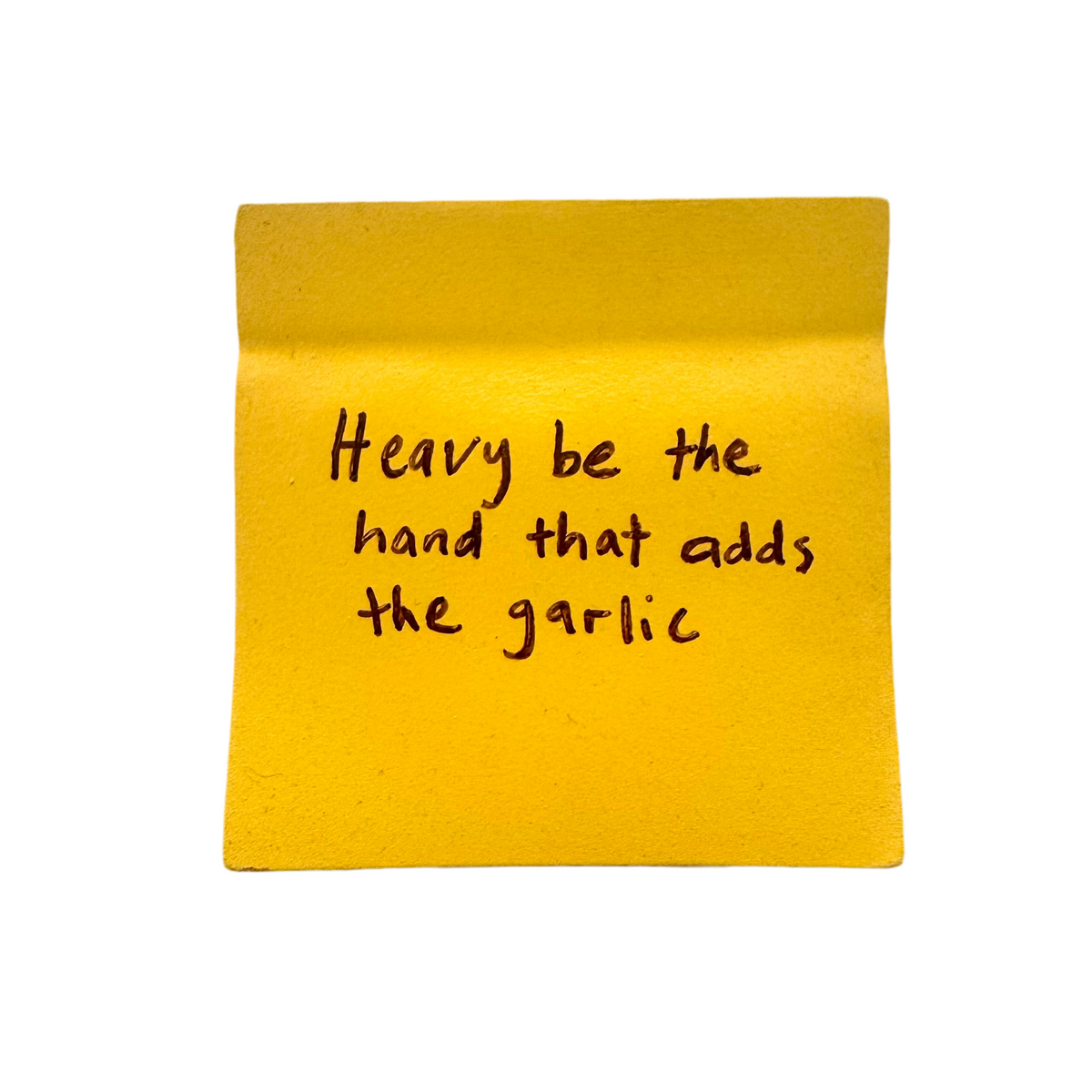 STUART LANTRY / Post-It Notes: ”Garlic” — OPEN EDITIONS