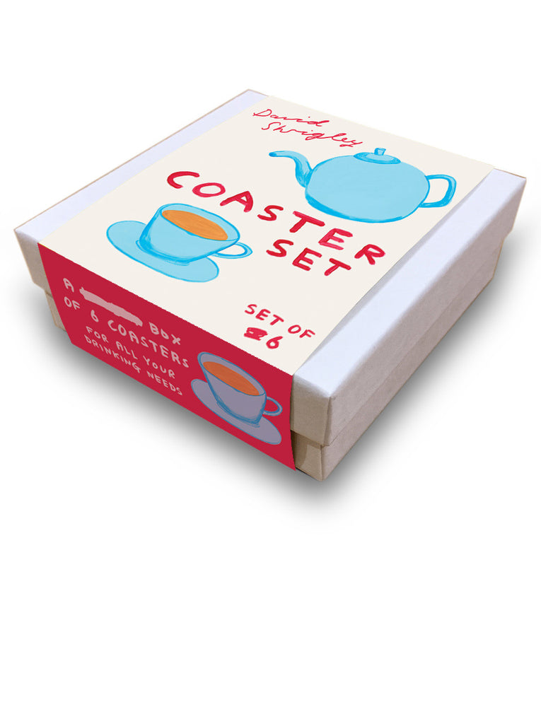 David Shrigley // Set Of 6 Coaster Pack (Set 2) — OPEN EDITIONS