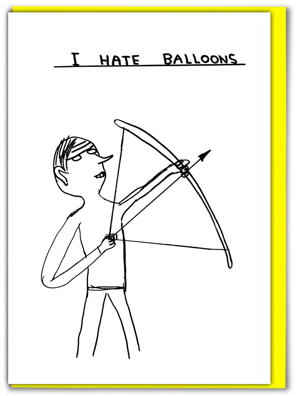 David Shrigley // I Hate Balloons — OPEN EDITIONS