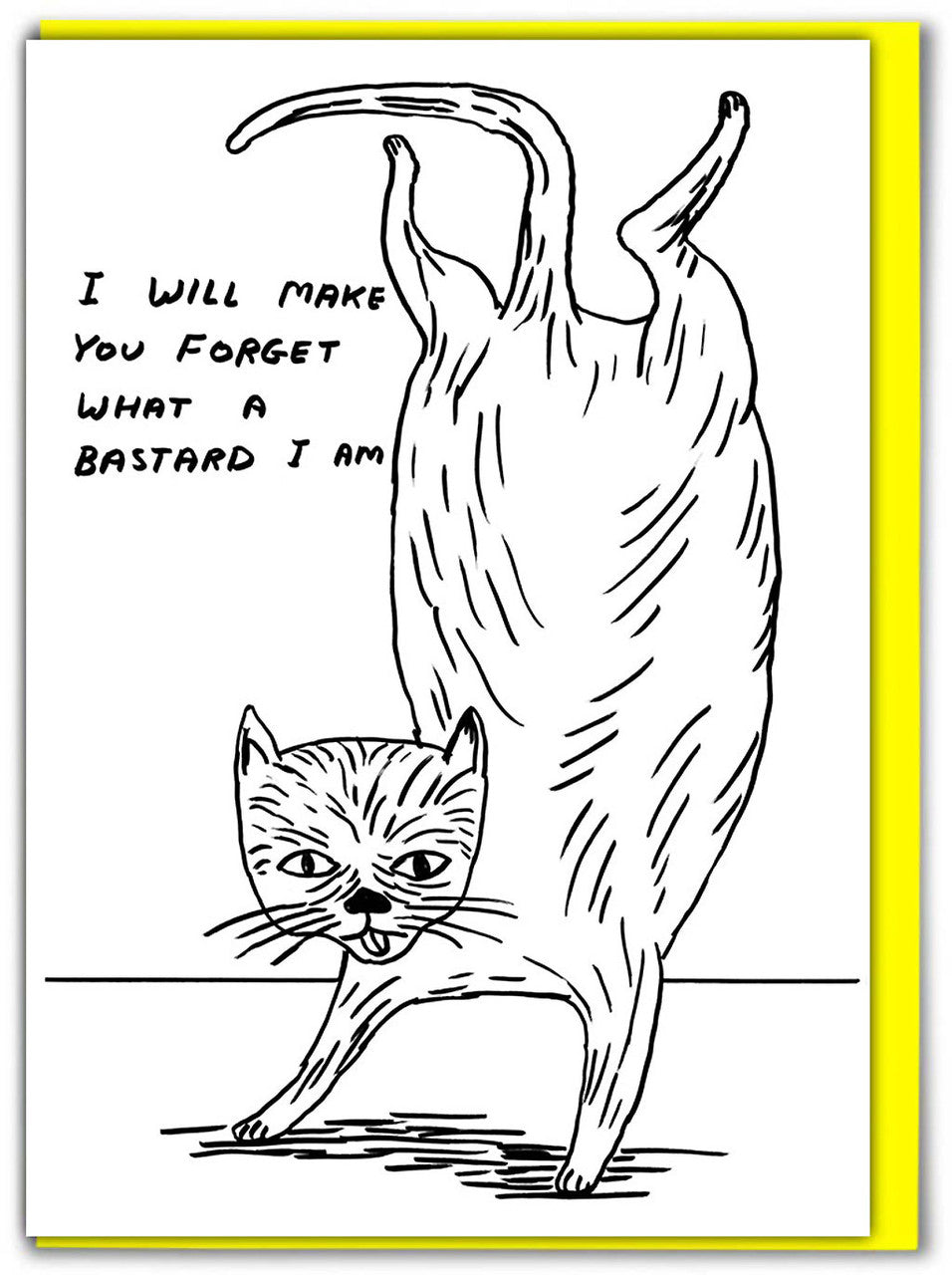 David Shrigley // Bastard Cat — OPEN EDITIONS