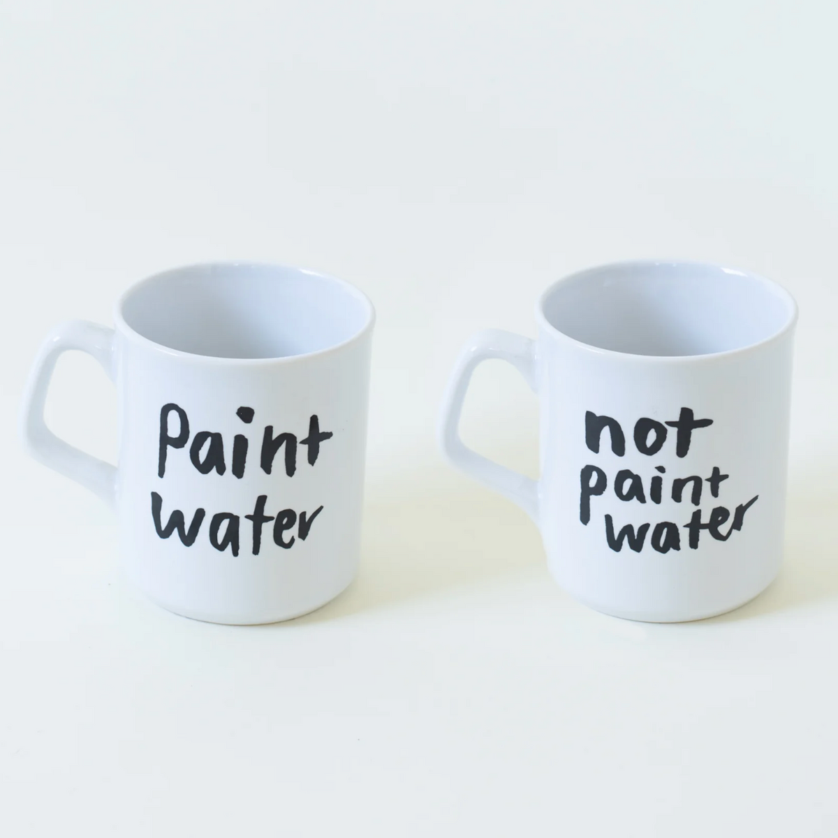 PAINT WATER/NOT Paint Water Drip Coffee Mug Set, Paint Water Set