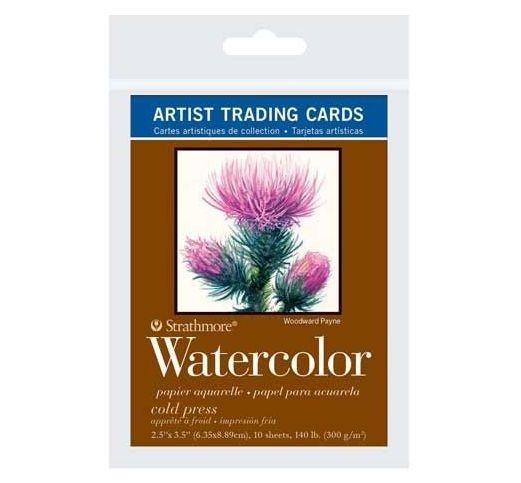 Artist Watercolor Trading Cards — OPEN EDITIONS